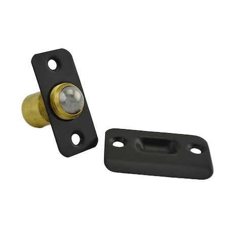 Ives Commercial Solid Brass Round Corner Ball Catch Oil Rubbed Bronze Finish 349B10B